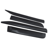 Toyota GD6/Revo Side Body Claddings _2016 (Black)
